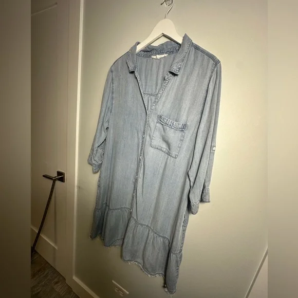 MELISSA NEPTON  Nancy ftencel denim dress  Size XL - Picture 10 of 17